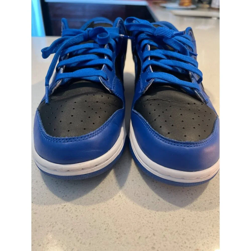 Nike Dunk Low Racer Blue Black‎ Men's Casual Lifestyle Shoes DD1391 001 Sz 10